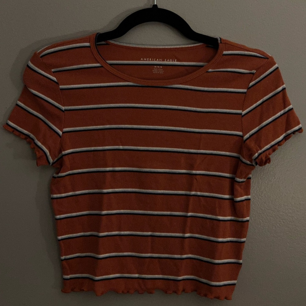 Stripped Crop Top